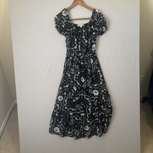 Wallflower Black Floral Dress Size Small